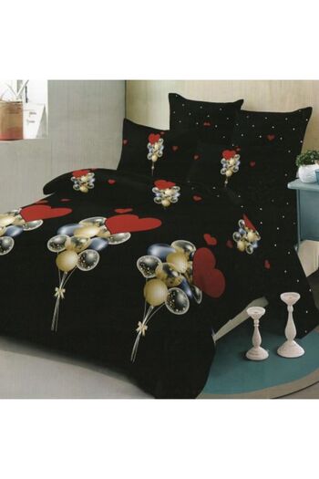 Ralex Economic Bedding Package Double Bed Finet 6 Pieces + 2 Quilted Pillows 50 x 70 cm + Quilt 200 x 215