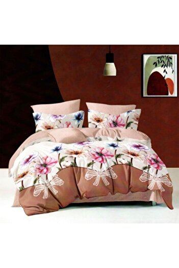 Ralex Economic Package Double Bed Linen Finet 6 Pieces + 2 Quilted Pillows 50 x 70 cm + Quilt 200 x 215 cm