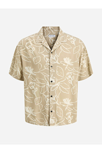 Jack & Jones Jjrox All-Over Print Short Sleeve Resort Shirt
