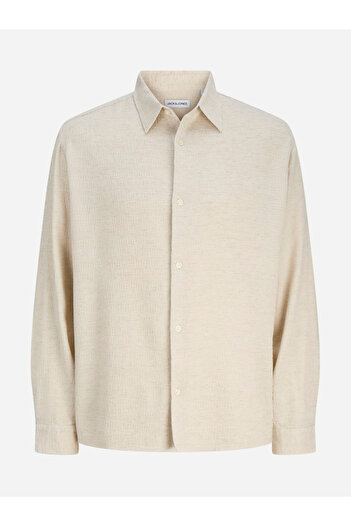 Jack & Jones Jjleo Jacquard Long Sleeve Shirt