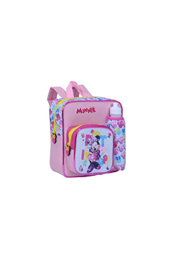Minnie Mouse BACKPACK 11" Front Bottle Case Attached