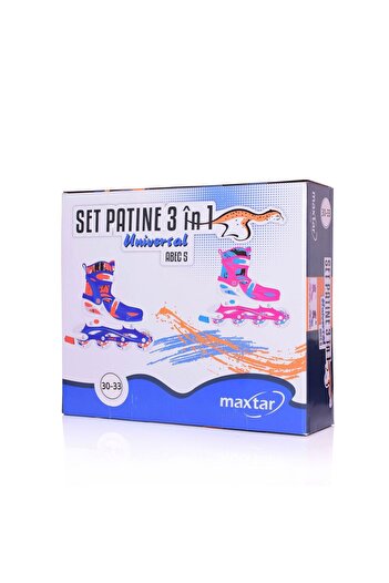 Maxtar Role, 3 în 1 universale, 34-37, albastre