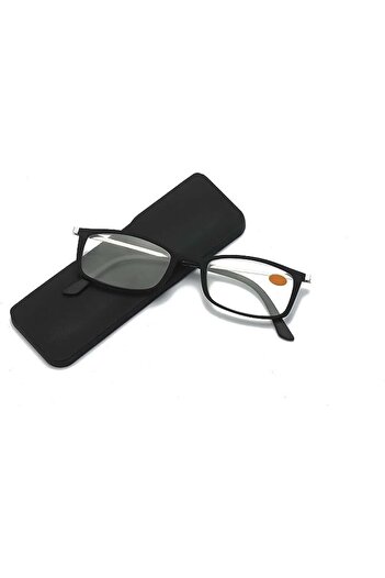 KoKoBin ochelari de citit, plastic/acrilic, negri, 13,5 x 4,7 x 3 cm, +3