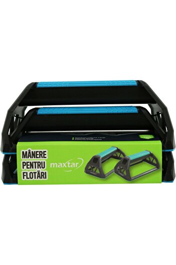 Maxtar Maxtar Push-up Bars, Black/Blue, 24x8x18 cm