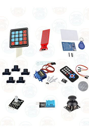 Kirpilab Arduino Başlangıç Seti 51 Parça 220 Bileşenli Gelişmiş Maker Seti + Saklama Kutulu