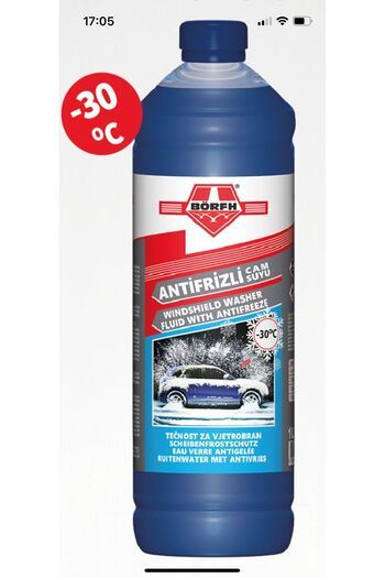 Börfh -30 Cam Suyu Antifirizli 5 Lt