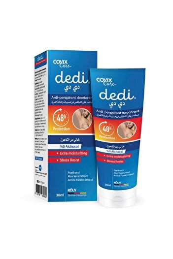 KOVIX Dede Deodorant Cream for Men, Alcohol-Free, 48 Hours