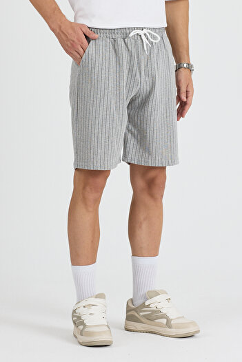 pandy Unisex Striped Color Basic Shorts