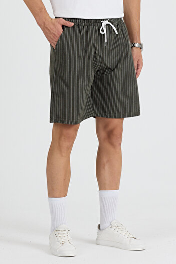 pandy Unisex Striped Color Basic Shorts
