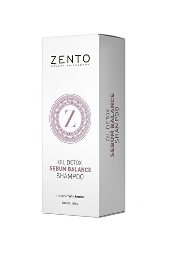 ZENTO Oil Detox Sebum Balance Care Shampoo for Oily Hair 500 ml