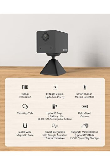 EZVIZ CB2 Security Battery Camera Wireless Wifi with Audio