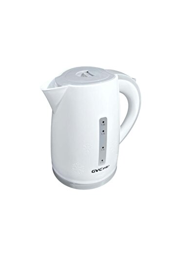 GVC PRO Plastic Kettle - 1.8 Liter - 1500W - White - GVCKT-3720H