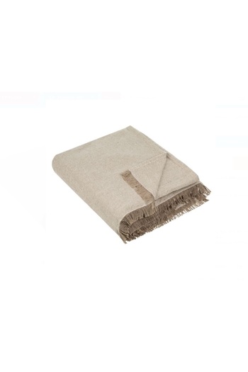 OEM Decorative cotton blanket, size 180x160 cm, Beige