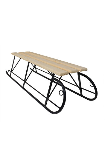 Z-Tools Double sled made of metal and wood, 117x37.5x29cm / 5359