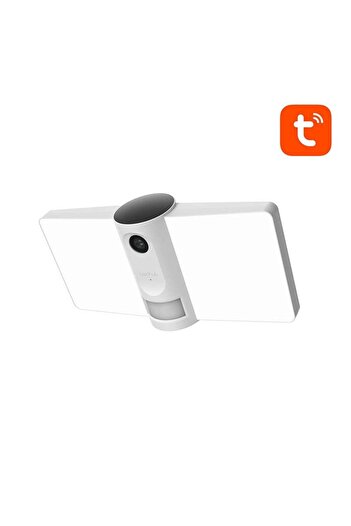 Laxihub Outdoor Wifi surveillance camera, led projector, alarm included, TUYA compatible