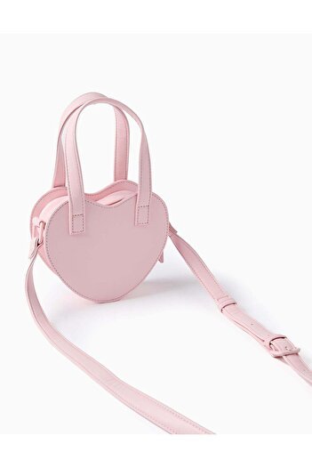 Ziddy Heart-Shaped Crossbody Bag for Babies and Girls 'Minnie', Pink