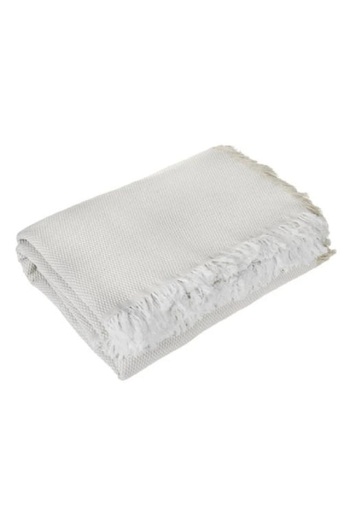 OEM Decorative throw for 2-seater sofa, size 230x180 cm, Ecru