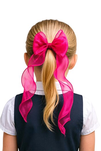 SeaBubbles Children's School Buckle with Bow Standard Fuchia