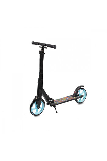 byox Folding scooter with aluminum frame, jack, adjustable handlebar height, rear wheel brake, rec.
