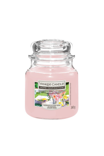 Yankee Candle Scented Candle Medium Jar, Garden Party, 340gr