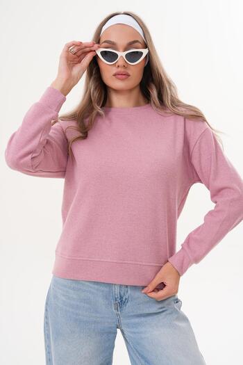 ŞİMAL Women's Crew Neck Thessaloniki Knitted Sweatshirt 255010 -