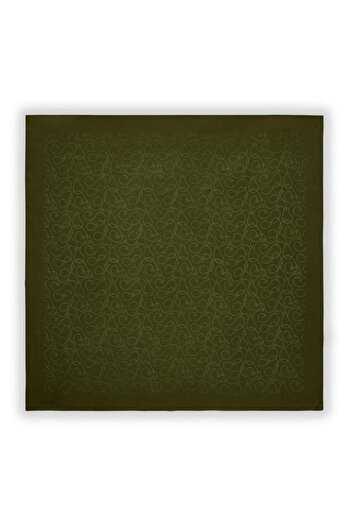 Zühre Khaki Flaming Scarf 0084