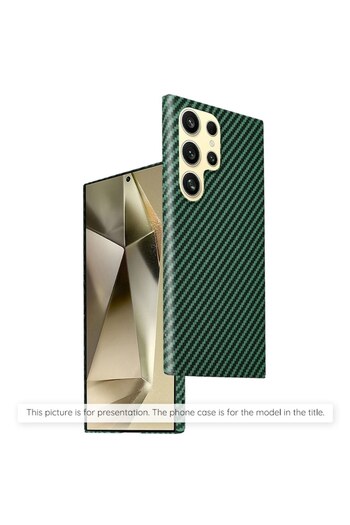 Gear Case for Xiaomi Redmi 13C 4G/13C 5G/Poco M6/C65, Carbonite FiberShell, P39, Polycarbonate, Green