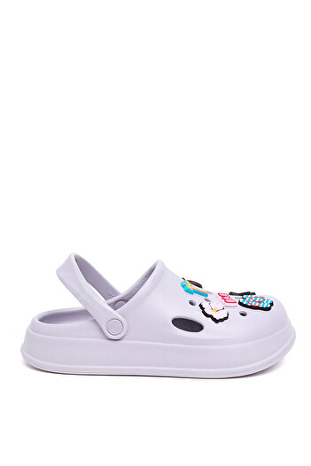 R&B Lilac WoMen's's Jibbitz Slingback Clogs