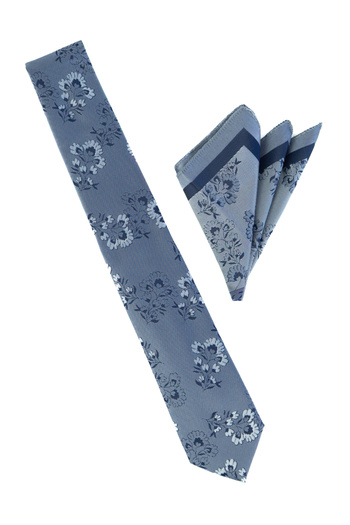 Oppland Men's Tie Classic Handkerchief Stylish Easy to Shape Stain Resistant Compass Model Compatible Wide Style