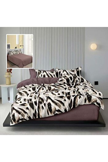 Pucioasa Finet 6-piece animal print bed linen