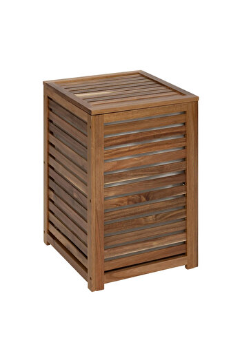 5FiveSmart Laundry basket 65L 5Five Acacia made of acacia wood, 40x40x60 cm, natural