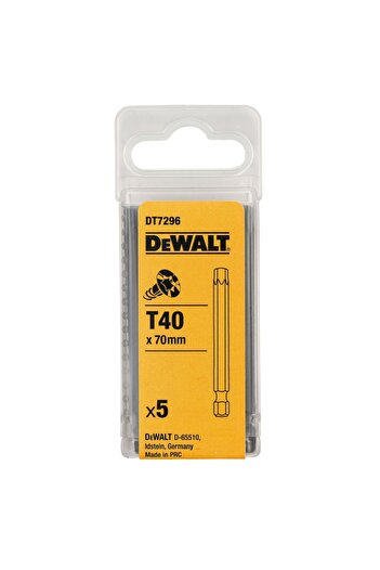 Dewalt - TORSION Bit, T40x70mm, 5 pieces [DT7296-QZ]