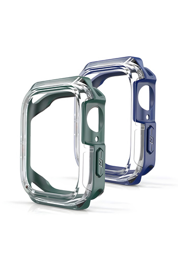 O Ozone [ Pack of 2 ] Case for Apple Watch 10 series 46mm,Anti-Drop Protective TPU Case, Heavy Duty Rugged