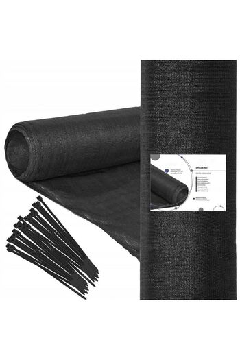 SERSIMO Shade and privacy net for fence, 1.5m width, 50m length, 140g density, gray
