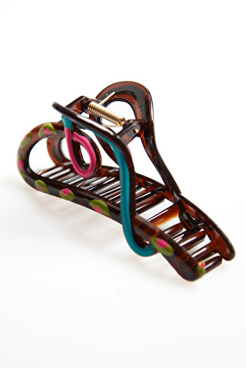 Fulla Moda Heart Figured Bone Latch Buckle