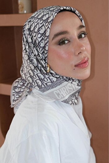 Webinay Home Μοτίβο CD Εισαγόμενο Twill Κασκόλ Κασκόλ Hijab Νέα σεζόν