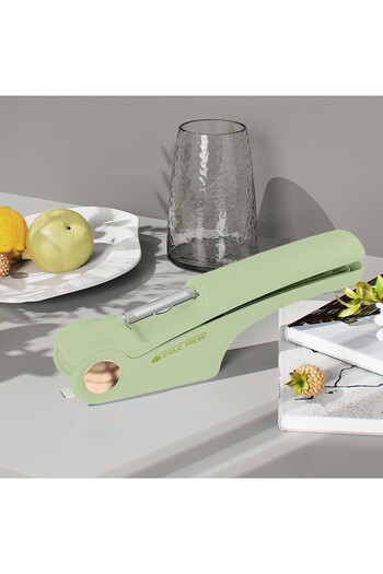 Flippy Garlic Press 4in1, Flippy, Press, Slicer, Jar Opener, Fruit/Vegetable Peeler, 22 x 8.8 cm, Green