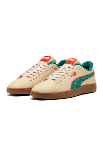 Puma Smash 3.0 Retro Run Unisex Beige Sneaker Shoes 40263001