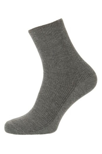 OEM Socks made from bamboo fiber, elastic-free, gray