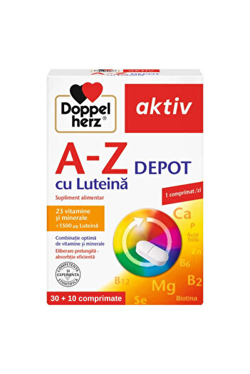 Other A-Z Depot with Lutein, 30 + 10 Tablets Gift, Doppelherz