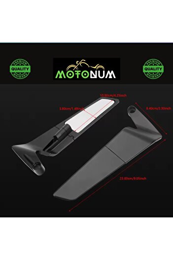 Motonum Bajaj Pulsar NS 200 Naked Kanat Ayna M00007
