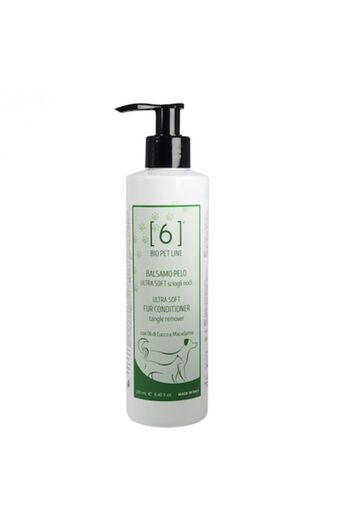 6biologico Balsam pentru caini si pisici 250 ml – ingrijire fara clatire cu ulei de cocos si macadamia