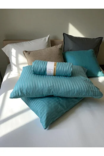BESTİNA GOLD Cotton Satin Fitted Sheet Set
