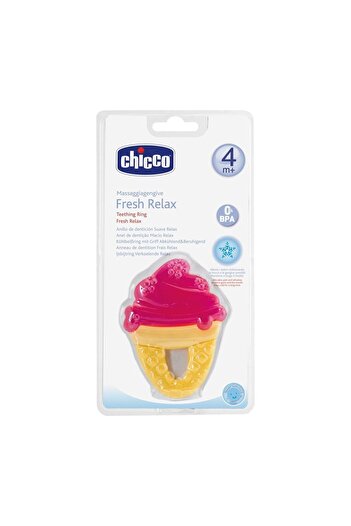Chicco Fresh Relax Teether (4 m+) - Pink Ice Cream