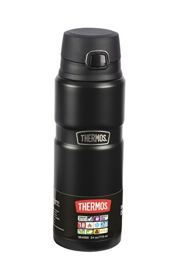 Thermos Stainless King Mug 0.71L Black Thermos Sk4000-Agtrak