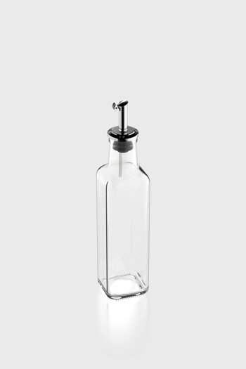 Renga Voca 250 ml Glass Oil Bottle with Metal Cap and Stopper 151006