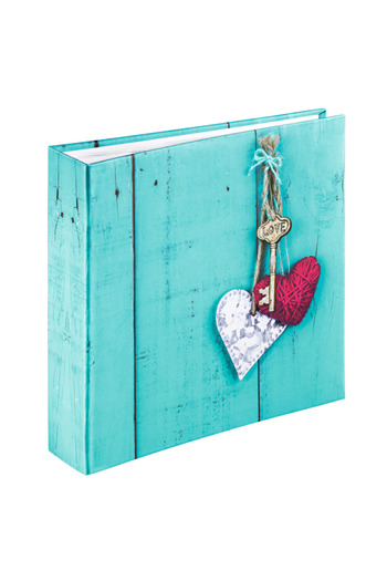 Hama Album foto Rustico Love Key 2169, Pentru 200 de fotografii, 10x15 cm (Albastru)