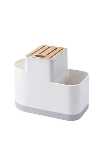Generic BESTONZON Kitchen Utensil Holder Chopsticks Flatware Utensil Organizer Drying Rack Knife Block Kitc