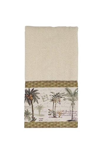 Generic Avanti Linens 036684IVR Colony Palm Finger Towel, Medium, Ivory