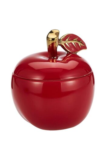 Generic Harmony Ceramic 7 Inch Apple Pot - Red